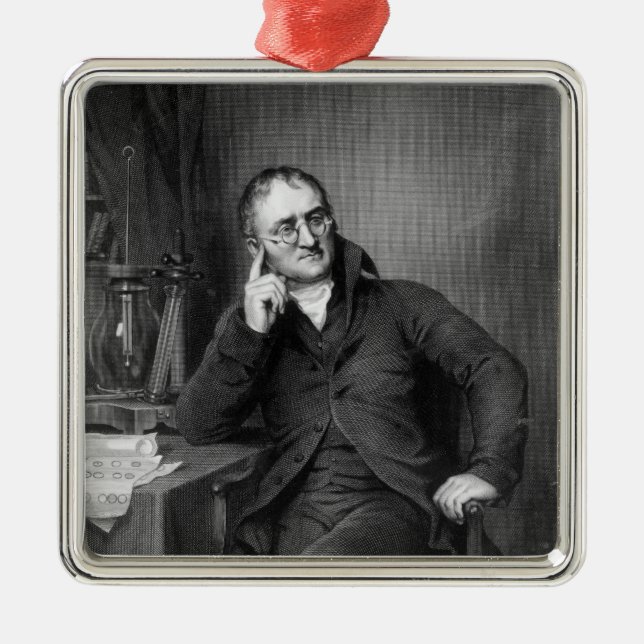 John Dalton Metal Ornament (Front)