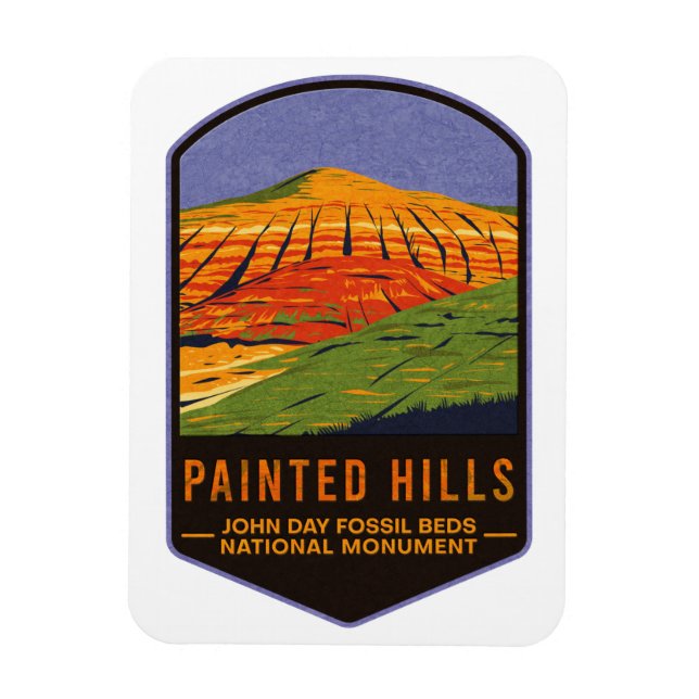John Day Fossil Beds National Monument Magnet (Vertical)