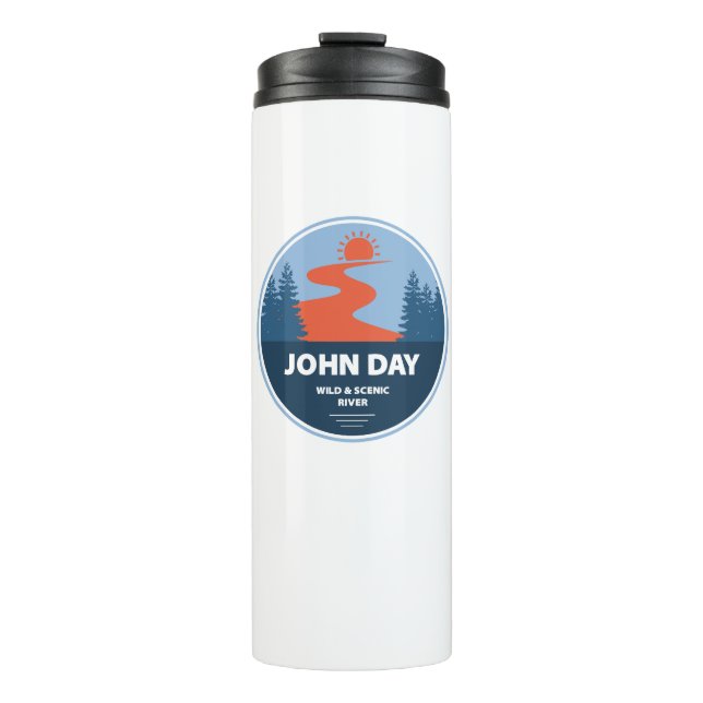 John Day Wild and Scenic River Oregon Thermal Tumbler (Front)