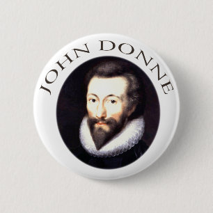 John Donne 2 Inch Round Button
