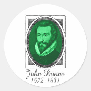 John Donne Classic Round Sticker