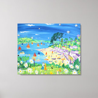 John Dyer canvas print. Helford Passage, Cornwall