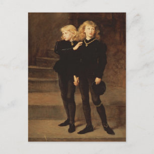 John Everett Millais - Les Deux Princes Carte Post