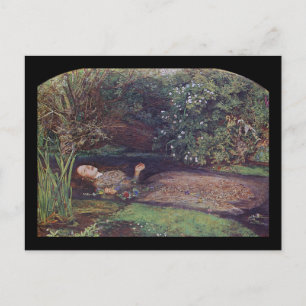 John Everett Millais Ophelia Postcard