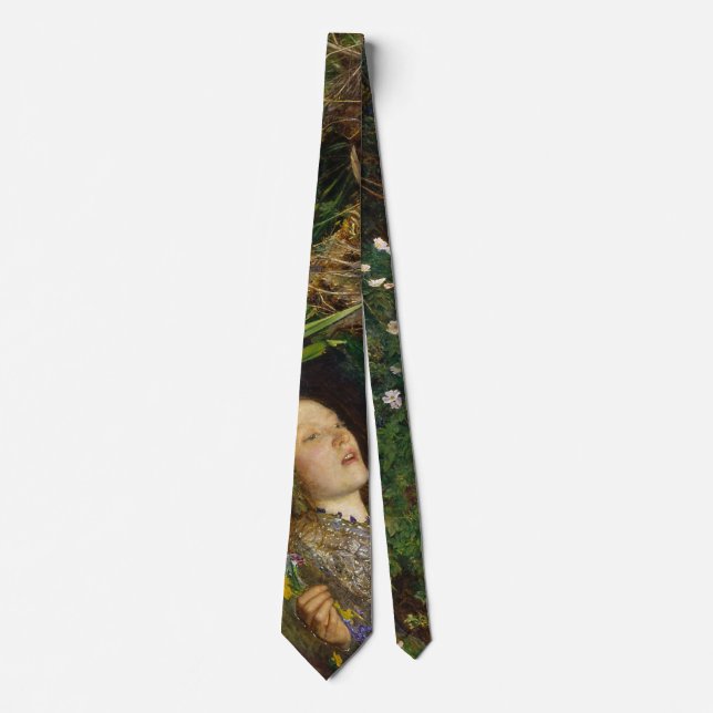 John Everett Millais - Ophelia Tie (Front)