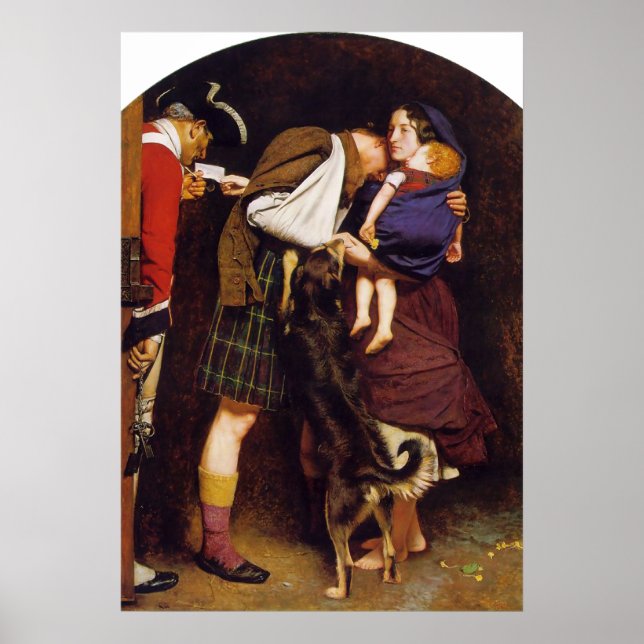 John Everett Millais Order of Release Poster (Front)
