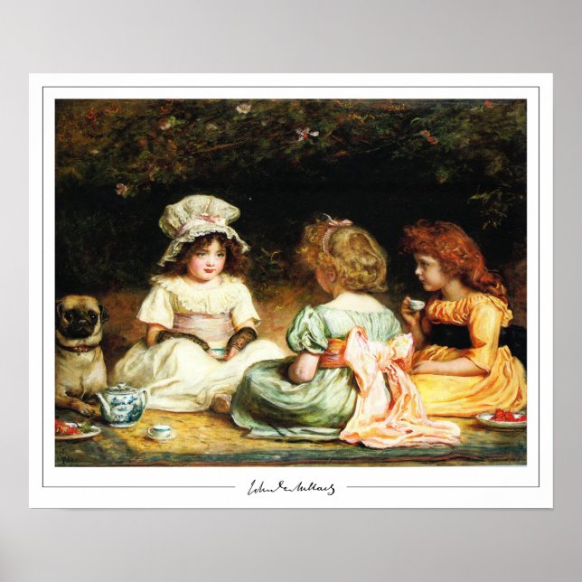 John Everett Millais Zedign Poster d'art #124 (Devant)