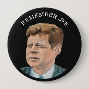 John F. Kennedy 1917-1963 4 Inch Round Button