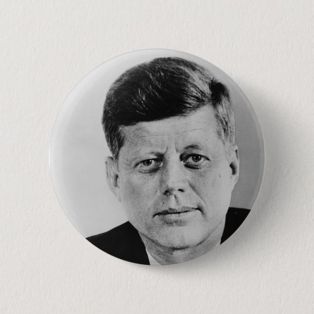 John F. Kennedy 2 Inch Round Button (Front)