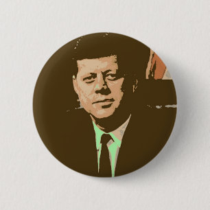 John F Kennedy 2 Inch Round Button