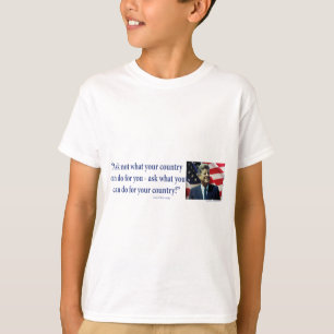 John F Kennedy - Ask Not What your Country T-Shirt
