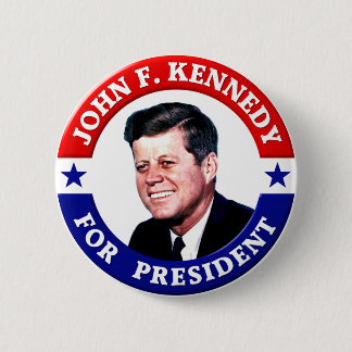 John F Kennedy For President 2 Inch Round Button