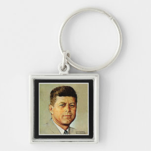 John F. Kennedy IN MEMORIAM Keychain