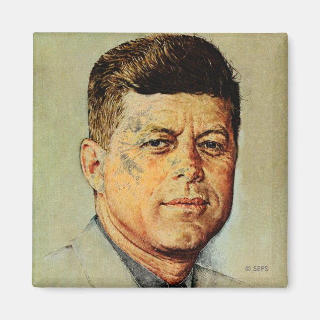 John F. Kennedy IN MEMORIAM Magnet (Front)