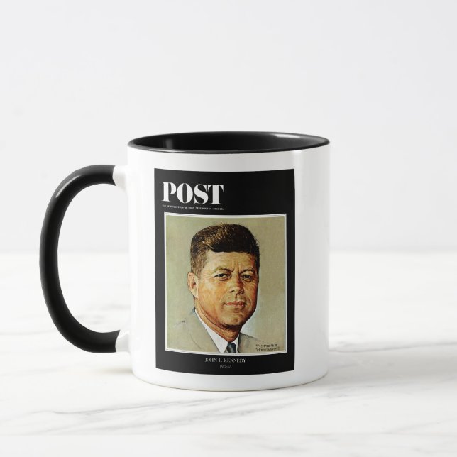 John F. Kennedy IN MEMORIAM Mug (Left)
