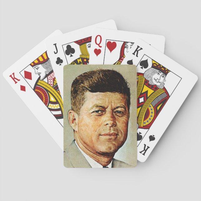 John F. Kennedy IN MEMORIAM Playing Cards (Back)