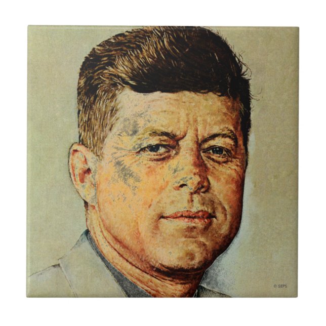 John F. Kennedy IN MEMORIAM Tile (Front)