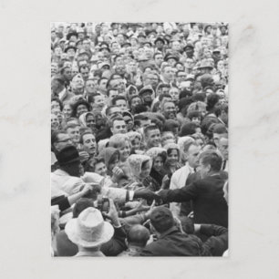 John F Kennedy JFK Fort Worth Rally '63 Postcard