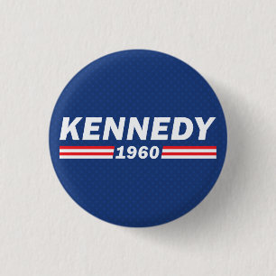 John F. Kennedy JFK, Kennedy 1960 1 Inch Round Button
