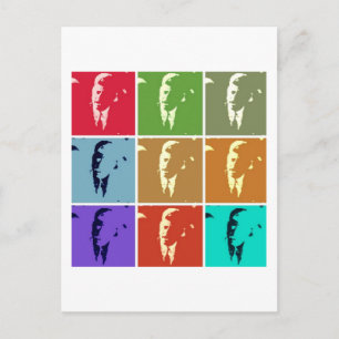 John F Kennedy/JFK Pop Art Postcard