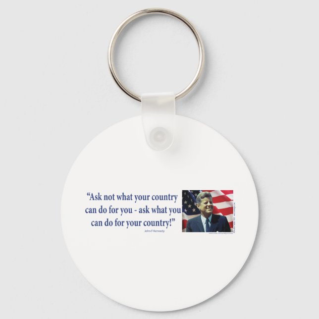 John F Kennedy Keychain (Front)