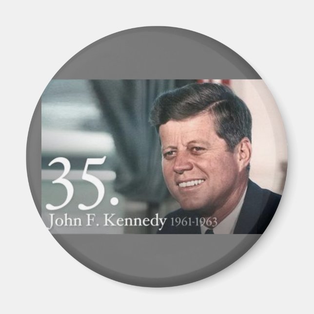 John F Kennedy Magnet (Front)