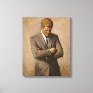 John F. Kennedy Official Portrait Canvas Print