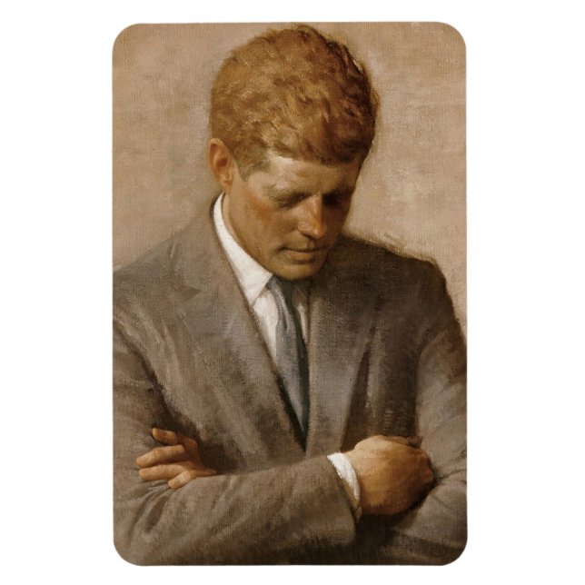 John F Kennedy Official Portrait Magnet (Vertical)