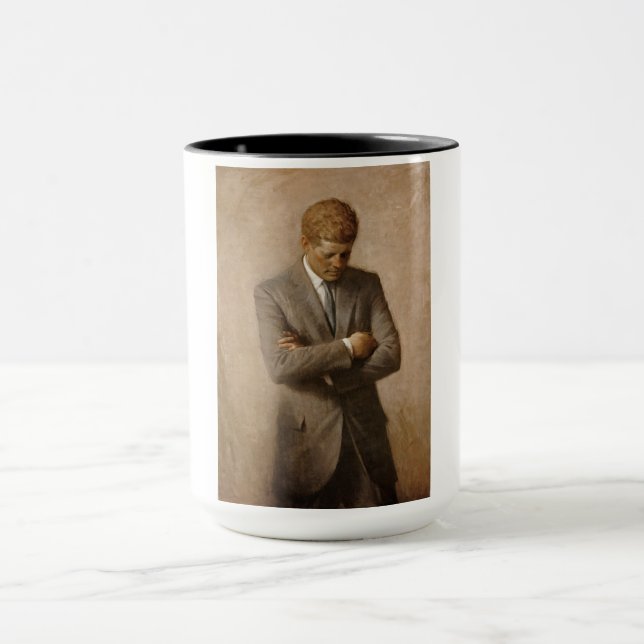 John F Kennedy Official Portrait Mug (Center)