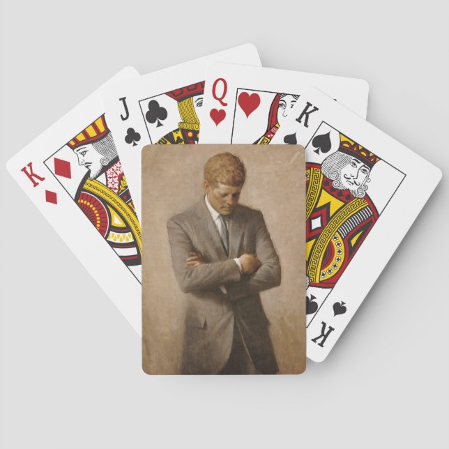 John F Kennedy Official Portrait Playing Cards (Back)