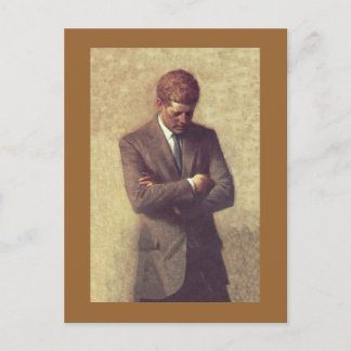John_F_Kennedy_Official_Portrait Postcard