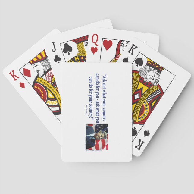 John F Kennedy Playing Cards (Back)