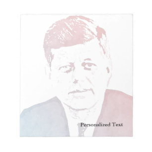 John F. Kennedy Pop Art Portrait Notepad