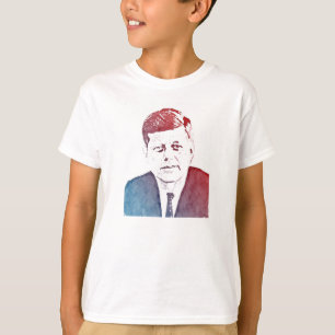 John F. Kennedy Pop Art Portrait T-Shirt