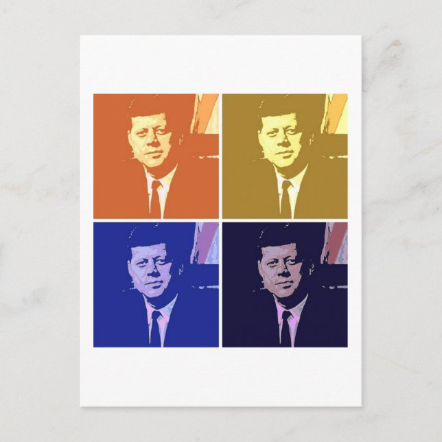 John F Kennedy Postcard (Front)