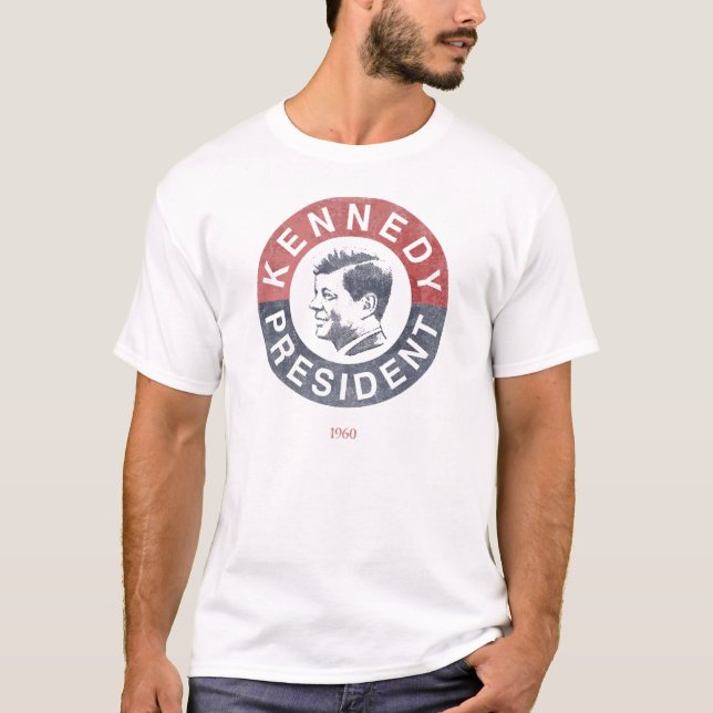 John F. Kennedy pour le T-shirt 1960 de président (Devant)
