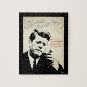 John F. Kennedy Quote Jigsaw Puzzle