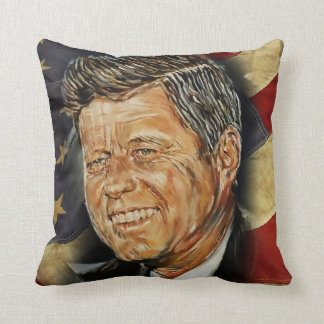 John F. Kennedy Throw Pillow