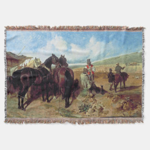 John Frederick Herring Autumn 1846 Throw Blanket