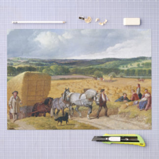 John Frederick Herring | The Harvest (1857) Tissue Paper