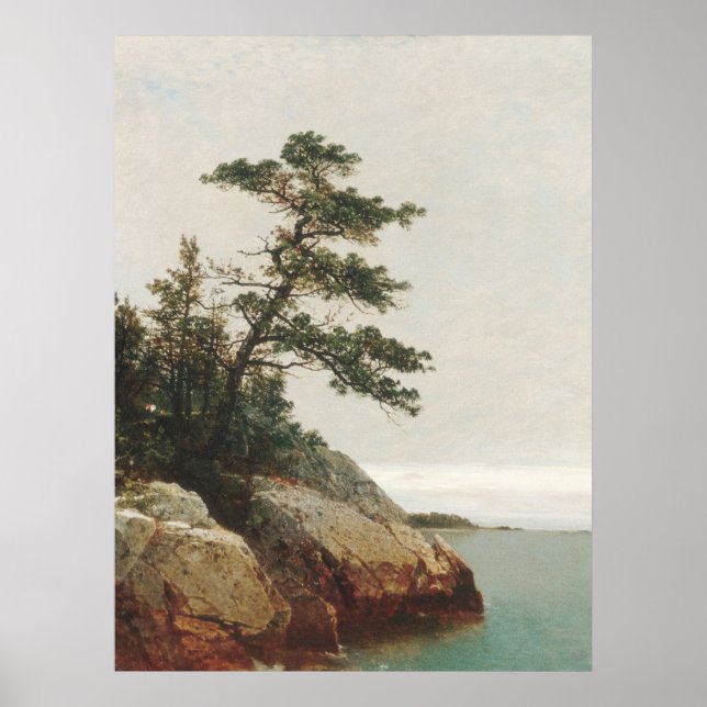 John Frederick Kensett Old Pine Landscape Print (Front)