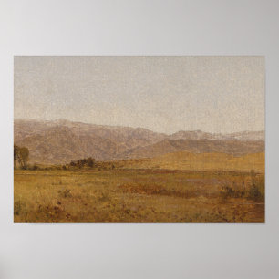 John Frederick Kensett - Snowy Range and Foothills Poster