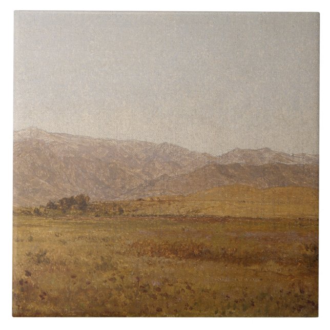 John Frederick Kensett - Snowy Range and Foothills Tile (Front)