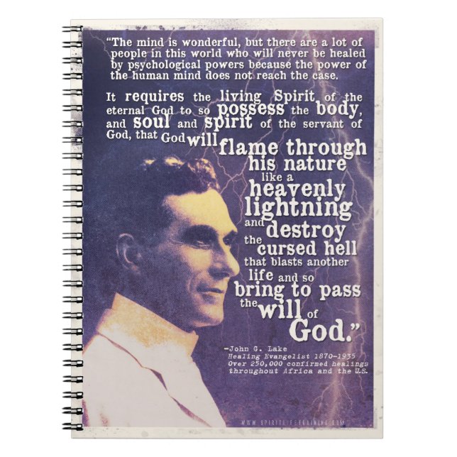 John G Lake notebook (Front)