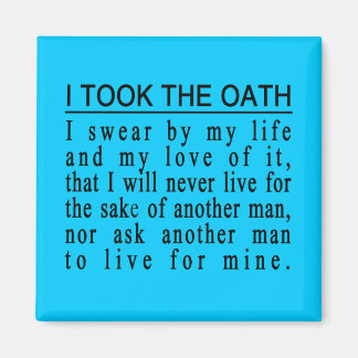 John Galt Oath magnet