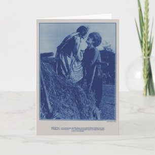 John Gilbert Renee Adoree 1928 production photo Card