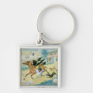 John Gilpin riding to Edmonton Keychain