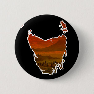 John Glover Van Diemen's Land Tasmania Aboriginal 2 Inch Round Button