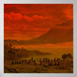 John Glover Van Diemen's Land Tasmania Aboriginal Poster