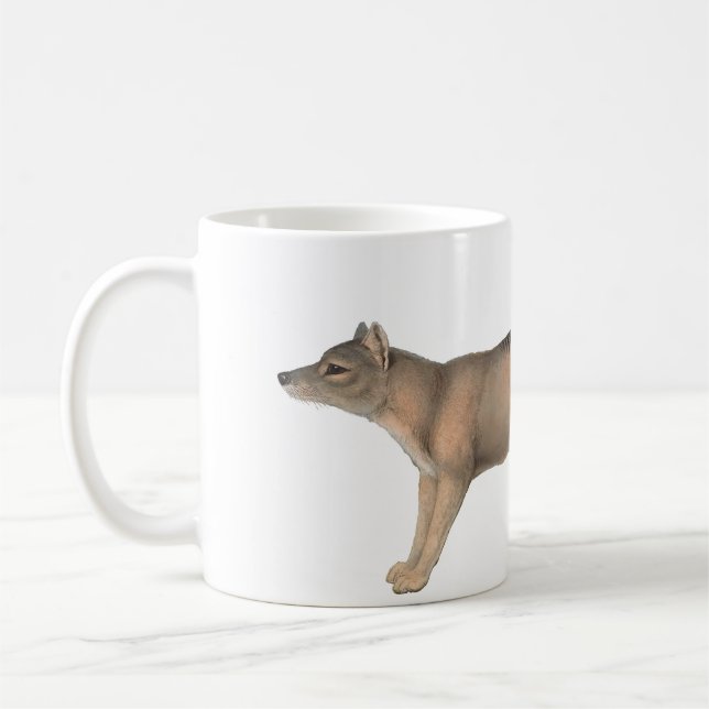 John Gould Tasmanian Tiger Thyalcine Coffee Mug (Left)